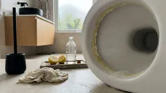Dos ingredientes de cocina para soltar el sarro del inodoro (sin químicos fuertes)